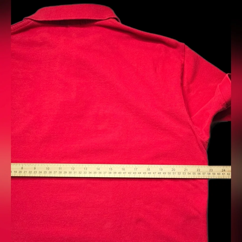 Vintage Polo by Ralph Lauren Men’s Red Short Sleeve Polo Shirt Size Large Cotton